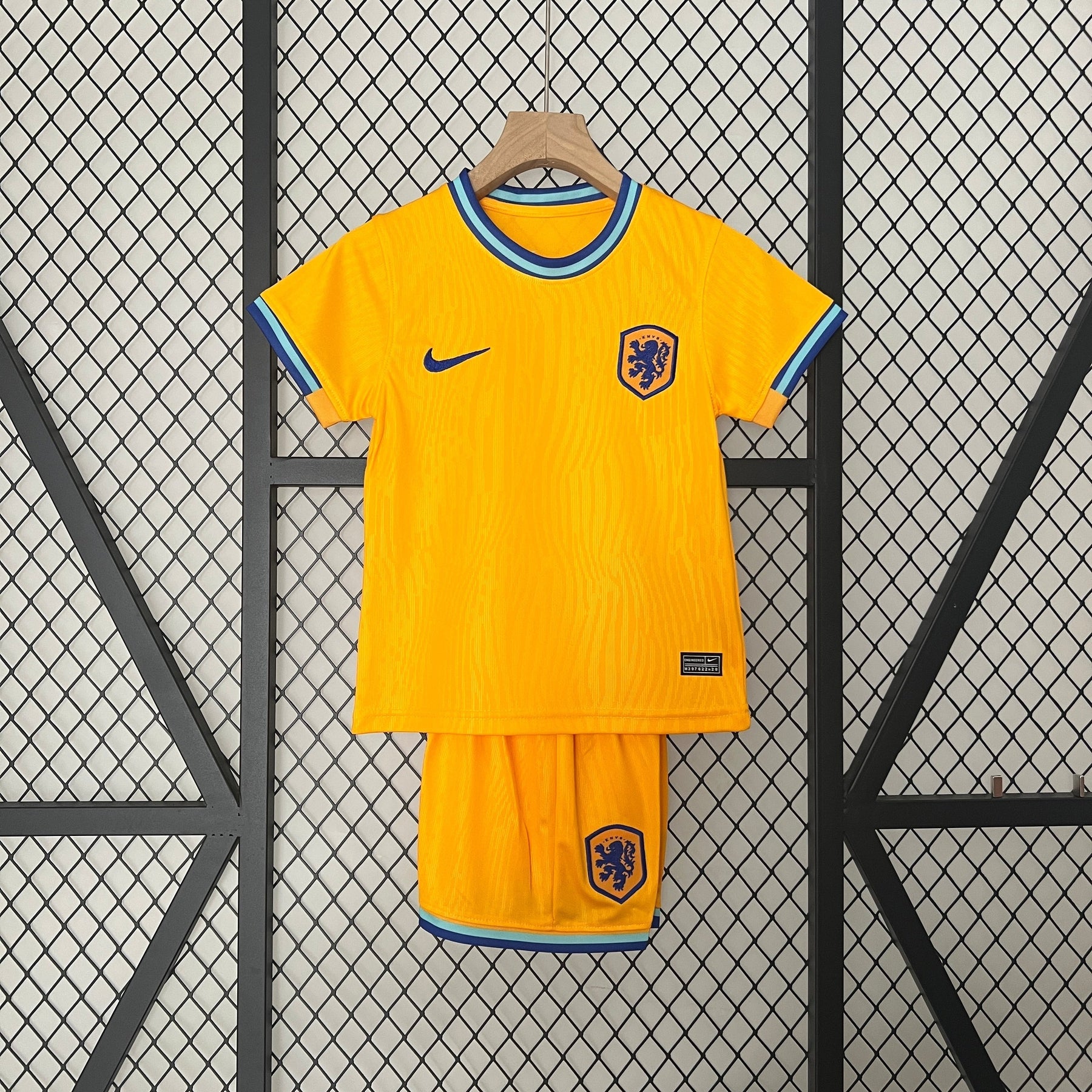 CAMISETA HOLANDA I 2024 CONJUNTO INFANTIL - Vitrine Futebolística