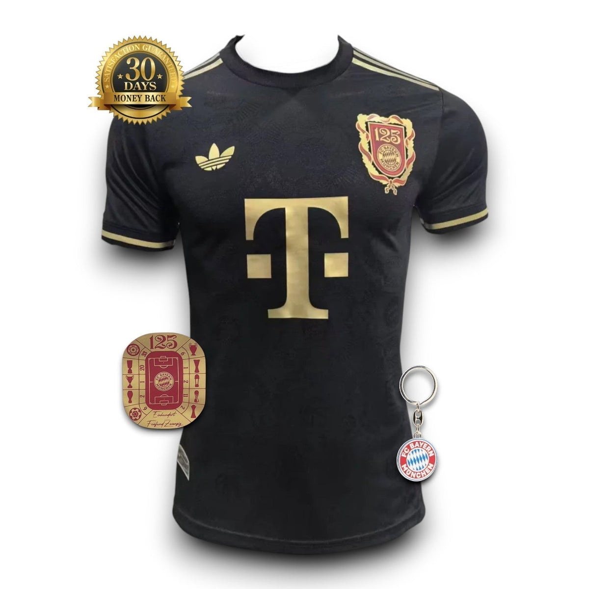 Bayern Munich Camiseta 125th Anniversary Black