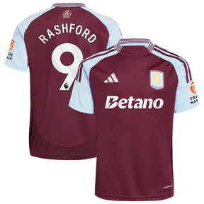 Rashford #9 - Aston Villa Titular Camiseta 2024/2025