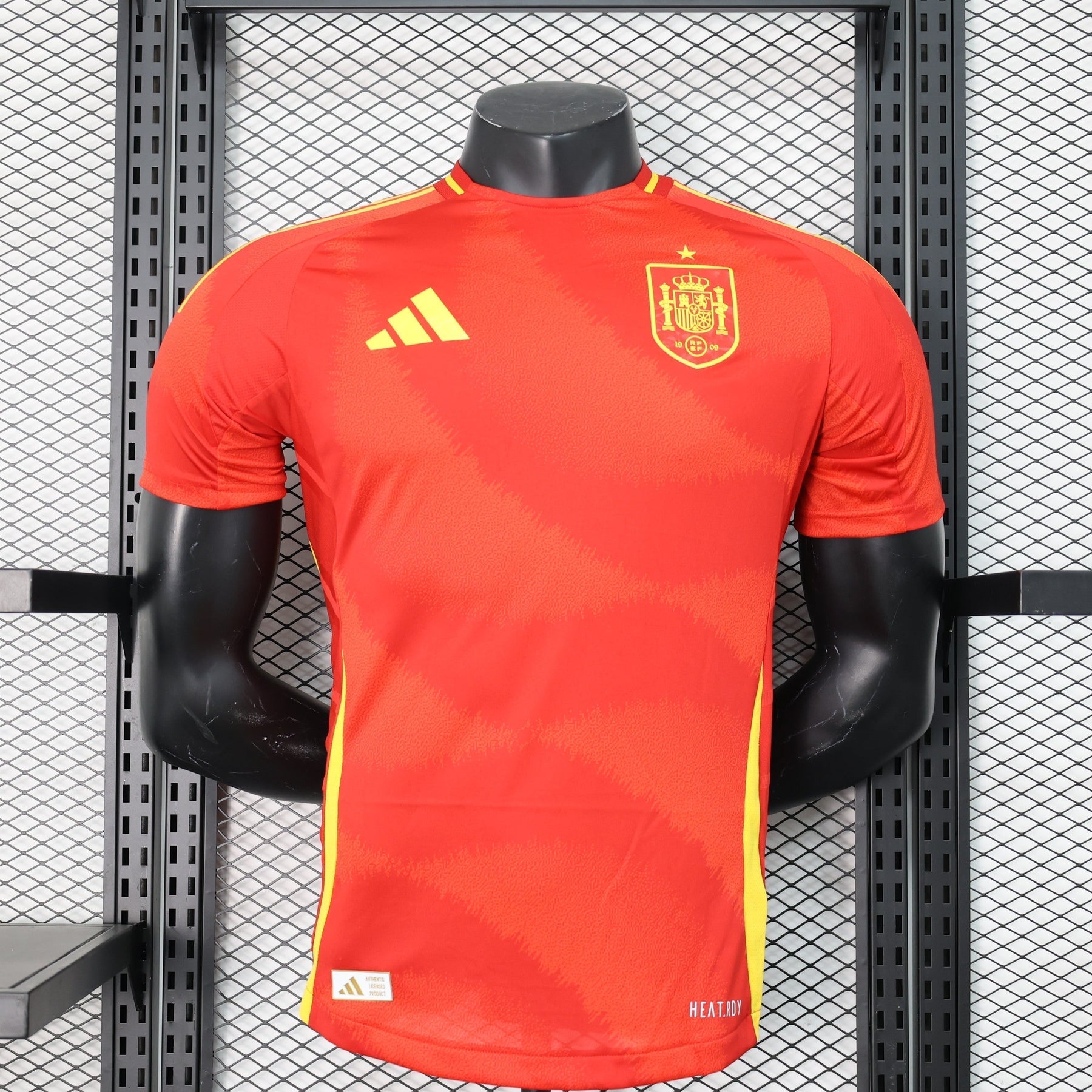 CAMISETA ESPAÑA I EURO 2024 HOMBRE (VERSIÓN JUGADOR) - Vitrine Futebolística