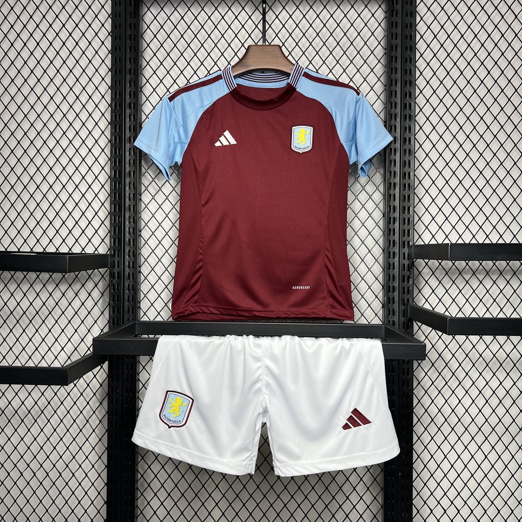 Kids Aston Villa Titular Kit 2024/2025
