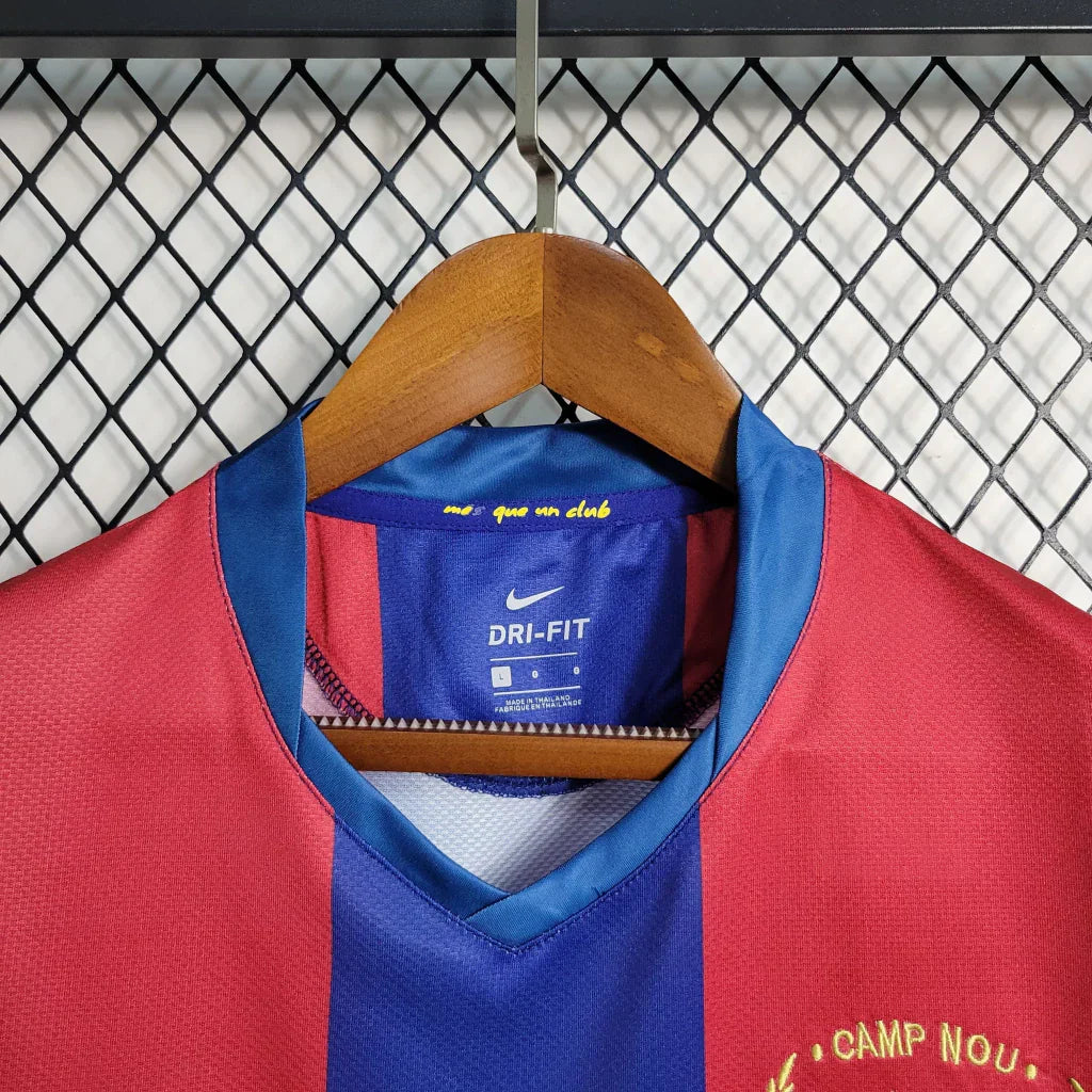 Camiseta Barcelona I 07/08 Hombre (Retro)