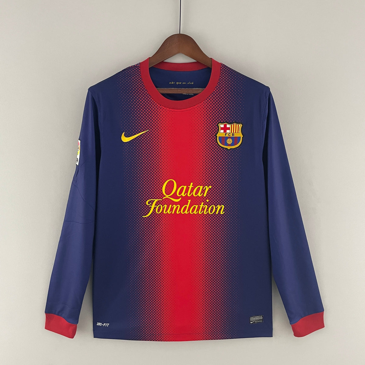 BARCELONA I 12/13 HOMBRE (RETRO) MANGA LARGA - Vitrine Futebolística