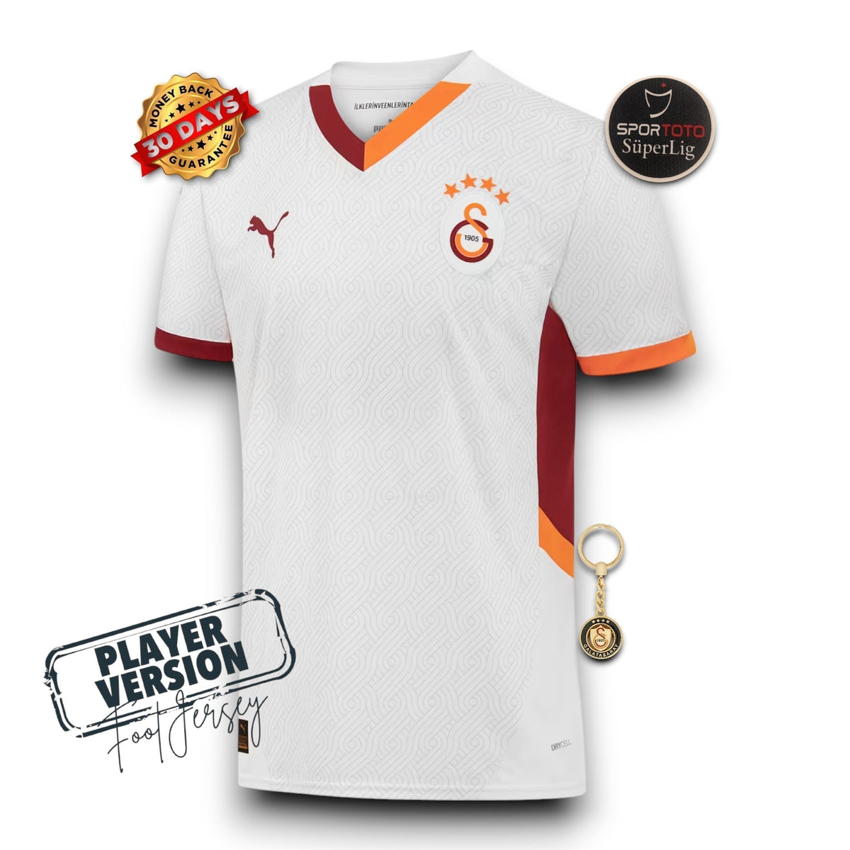 Galatasaray Visitante Jugador Camiseta 2024/2025