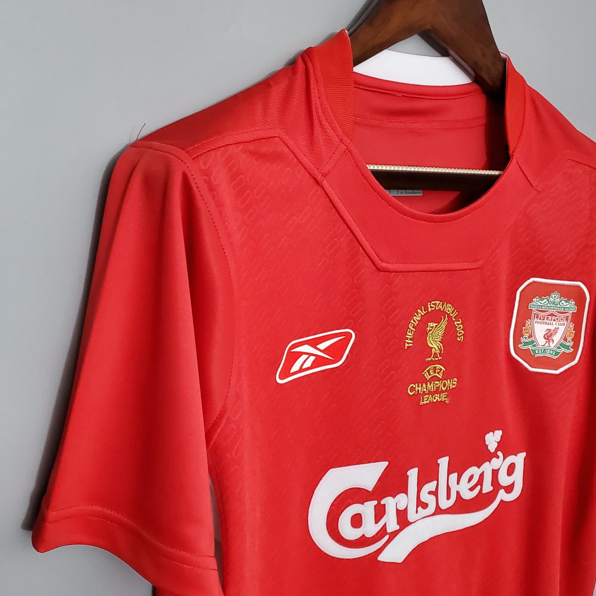LIVERPOOL I 2005 LIGA DE CAMPEONES HOMBRE (RETRO) - Vitrine Futebolística