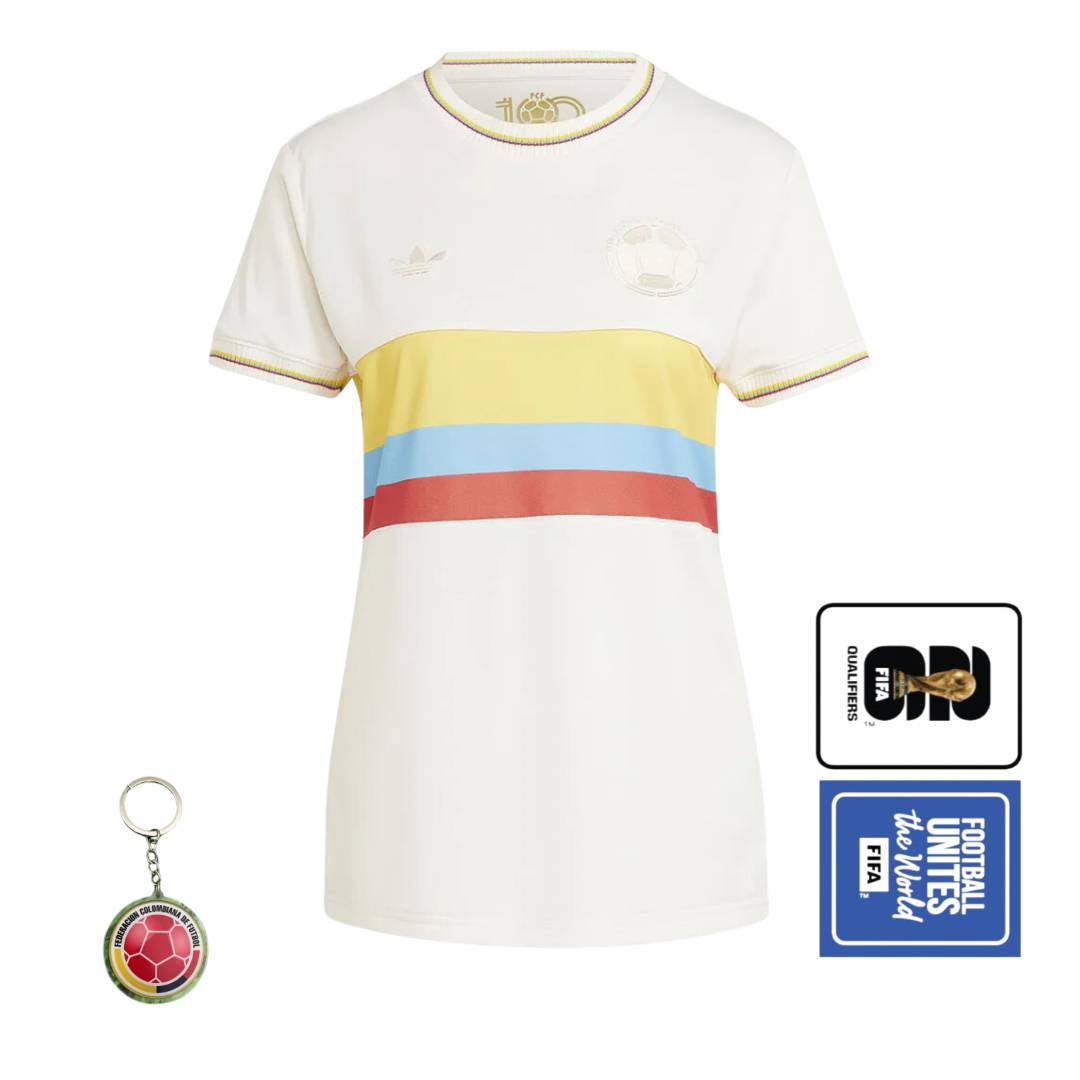 Camiseta Colombia Centenario - 24/25 Mujer Patch + Regalo