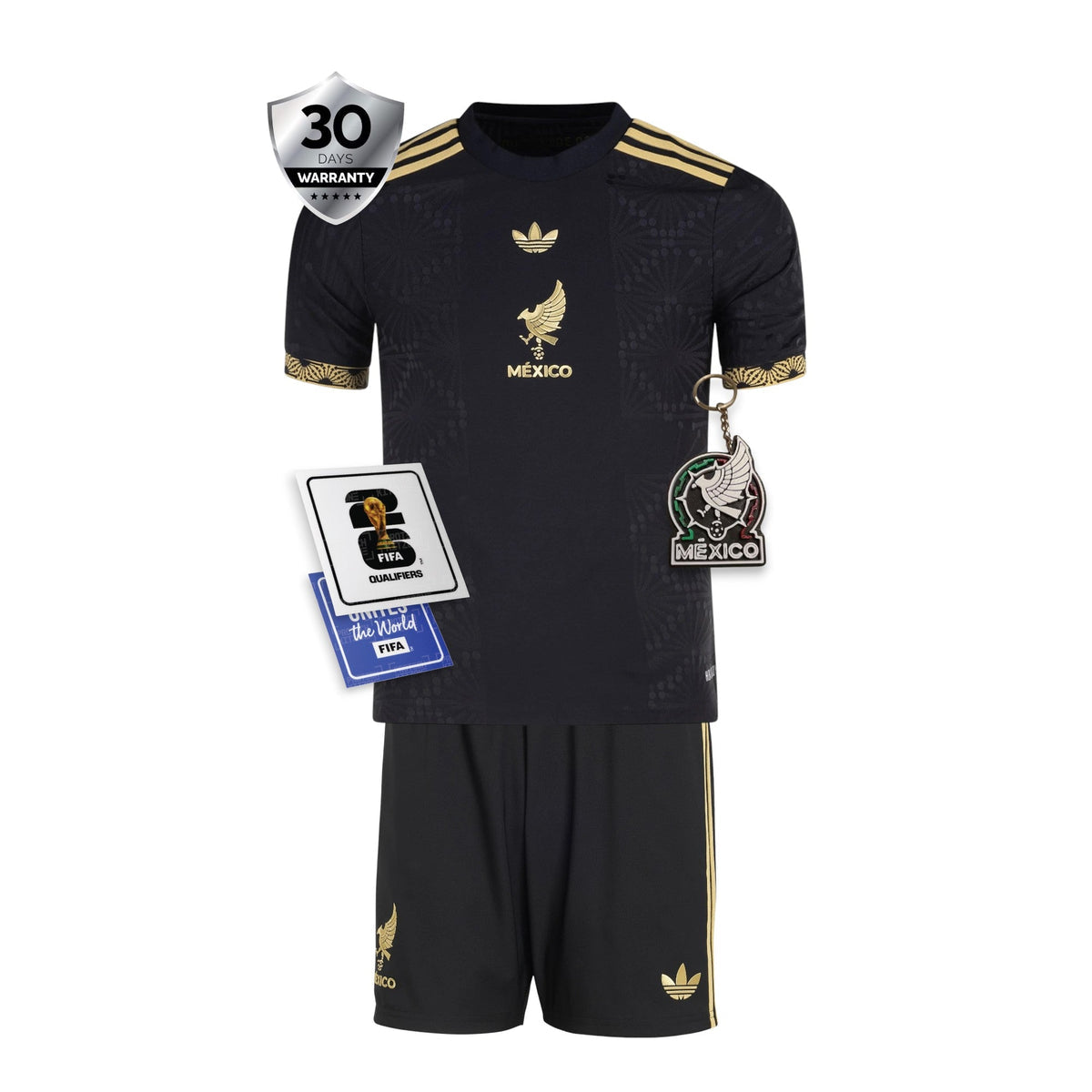Camiseta Mexico Copa Oro 2025 Conjunto Infantil