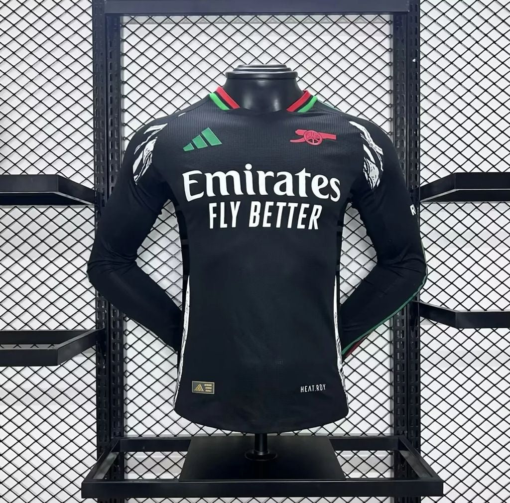 Arsenal Jugador Visitante Camiseta 2024/2025 Long Sleeve