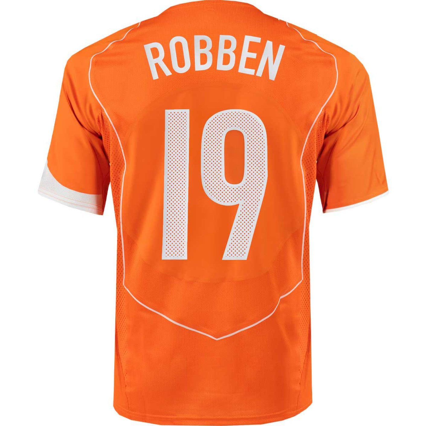 Netherlands 2004 Reissue Home Jersey - #ROBBEN #19