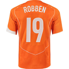 Netherlands 2004 Reissue Home Jersey - #ROBBEN #19