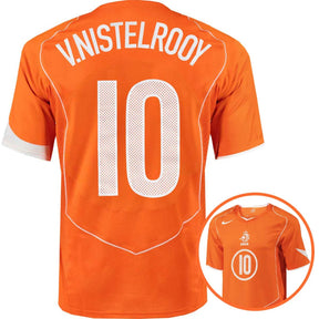 Netherlands 2004 Reissue Home Jersey - V.NISTELROOY #10