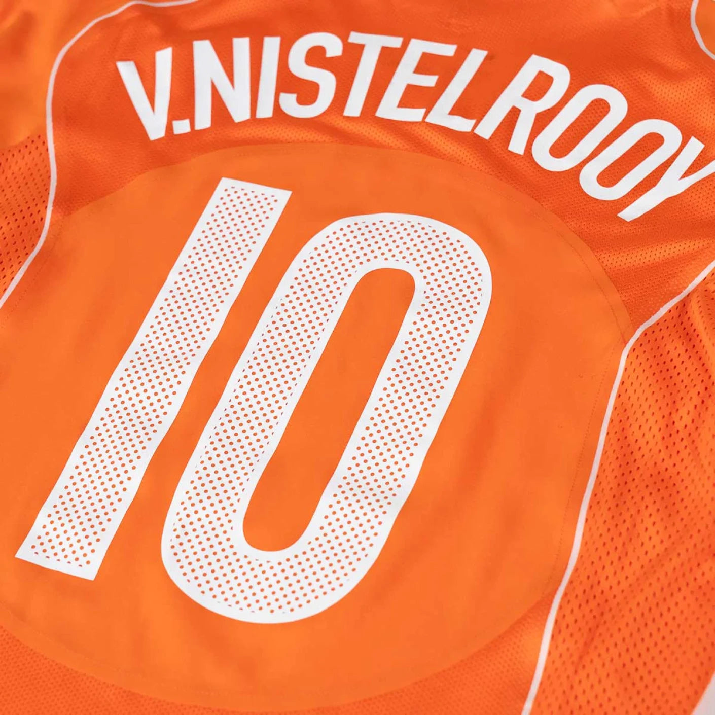 Netherlands 2004 Reissue Home Jersey - V.NISTELROOY #10