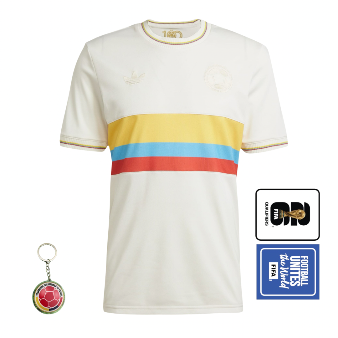 Camiseta Colombia Centenario 24/25 - Parche + Regalo ( Hombre )