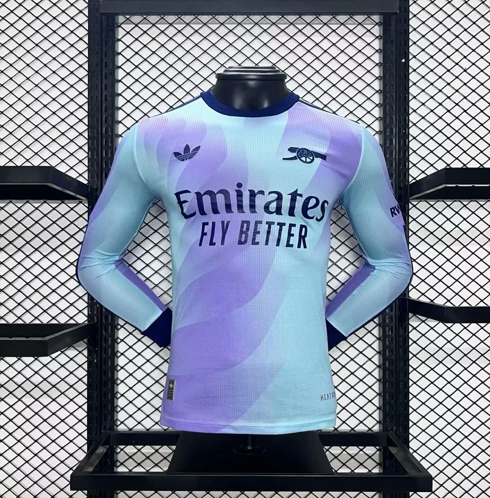 Arsenal Jugador Tercera Camiseta 2024/2025 Long Sleeve