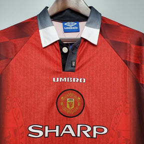 MANCHESTER UNITED I 1996 HOMBRE (RETRO) MANGA LARGA - Vitrine Futebolística