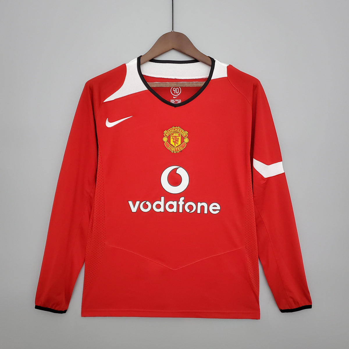 MANCHESTER UNITED I 04/05 HOMBRE (RETRO) MANGA LARGA - Vitrine Futebolística