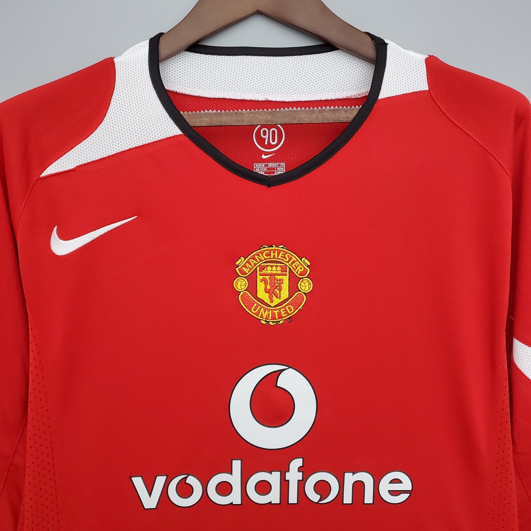 MANCHESTER UNITED I 04/05 HOMBRE (RETRO) MANGA LARGA - Vitrine Futebolística