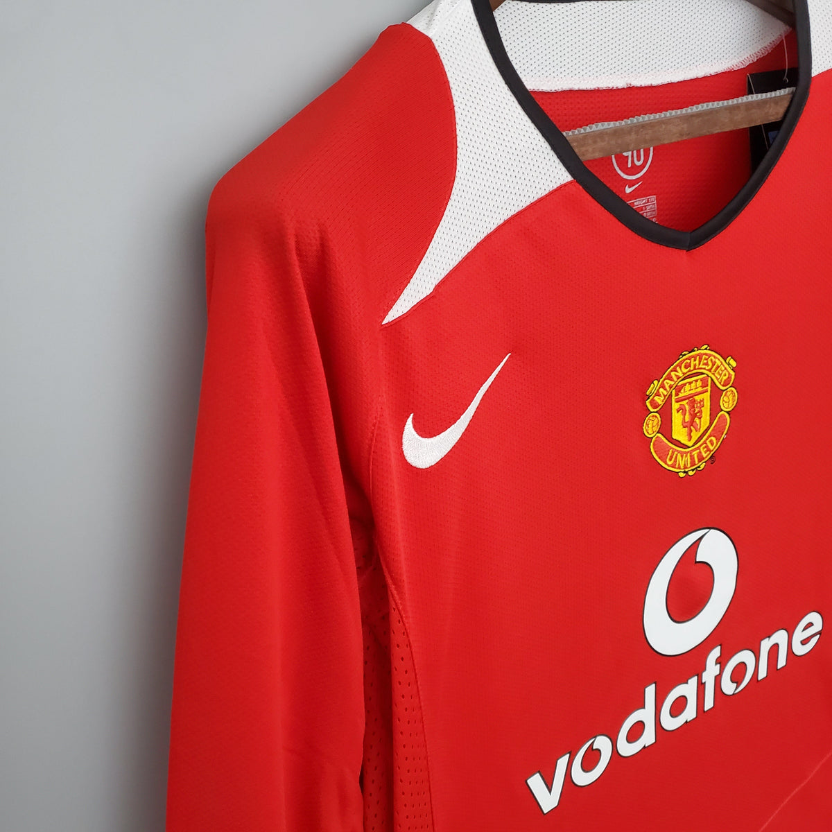MANCHESTER UNITED I 04/05 HOMBRE (RETRO) MANGA LARGA - Vitrine Futebolística