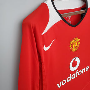 MANCHESTER UNITED I 04/05 HOMBRE (RETRO) MANGA LARGA - Vitrine Futebolística