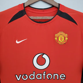 MANCHESTER UNITED I 02/03 HOMBRE (RETRO) MANGA LARGA - Vitrine Futebolística