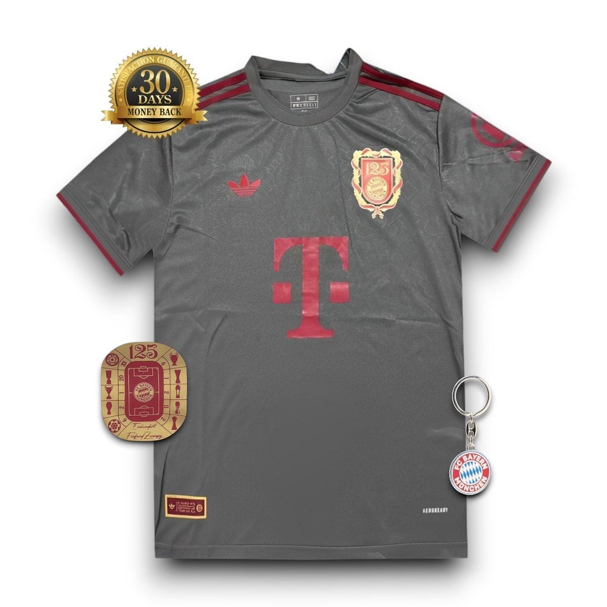 Bayern Munich Camiseta 125th Anniversary Gray