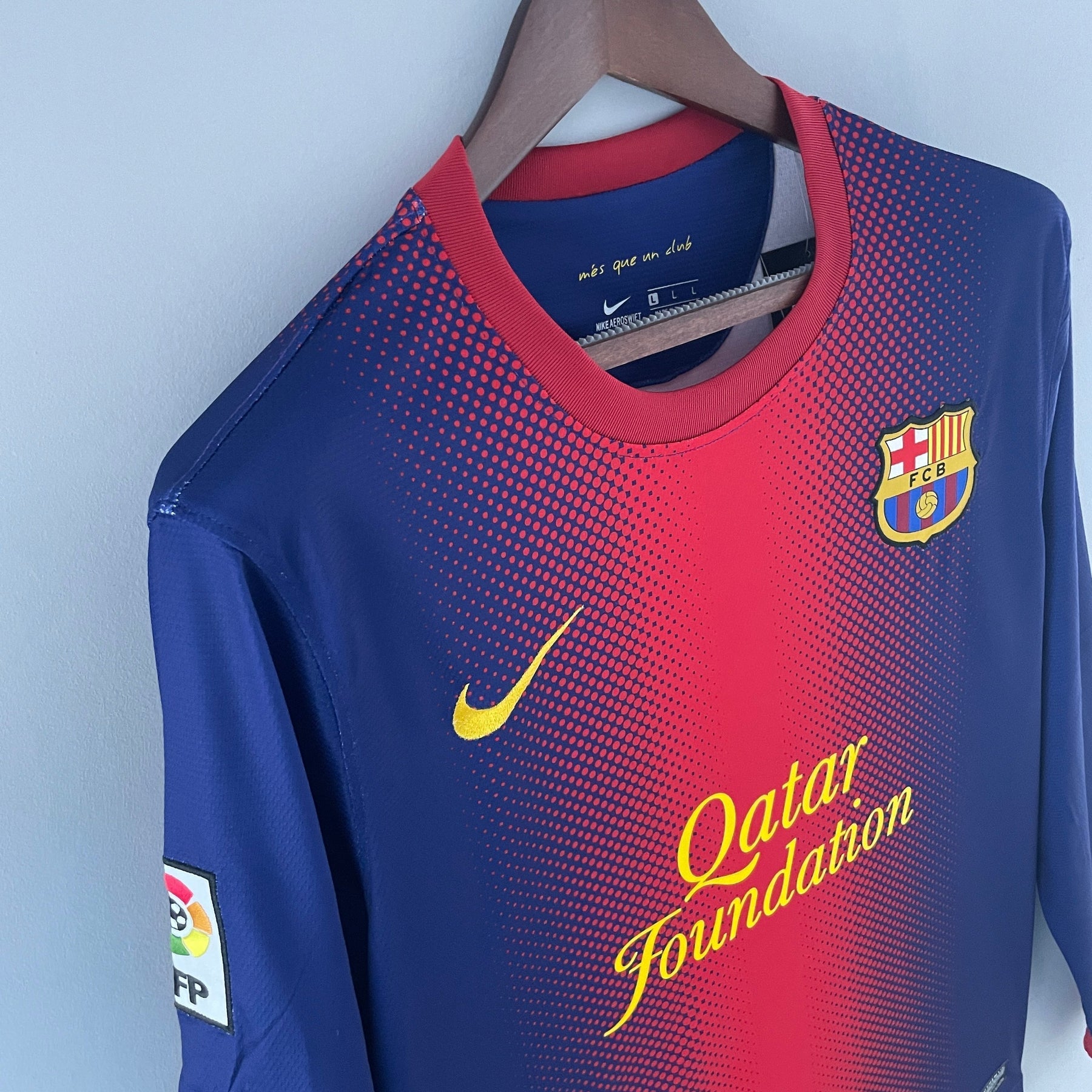 BARCELONA I 12/13 HOMBRE (RETRO) MANGA LARGA - Vitrine Futebolística
