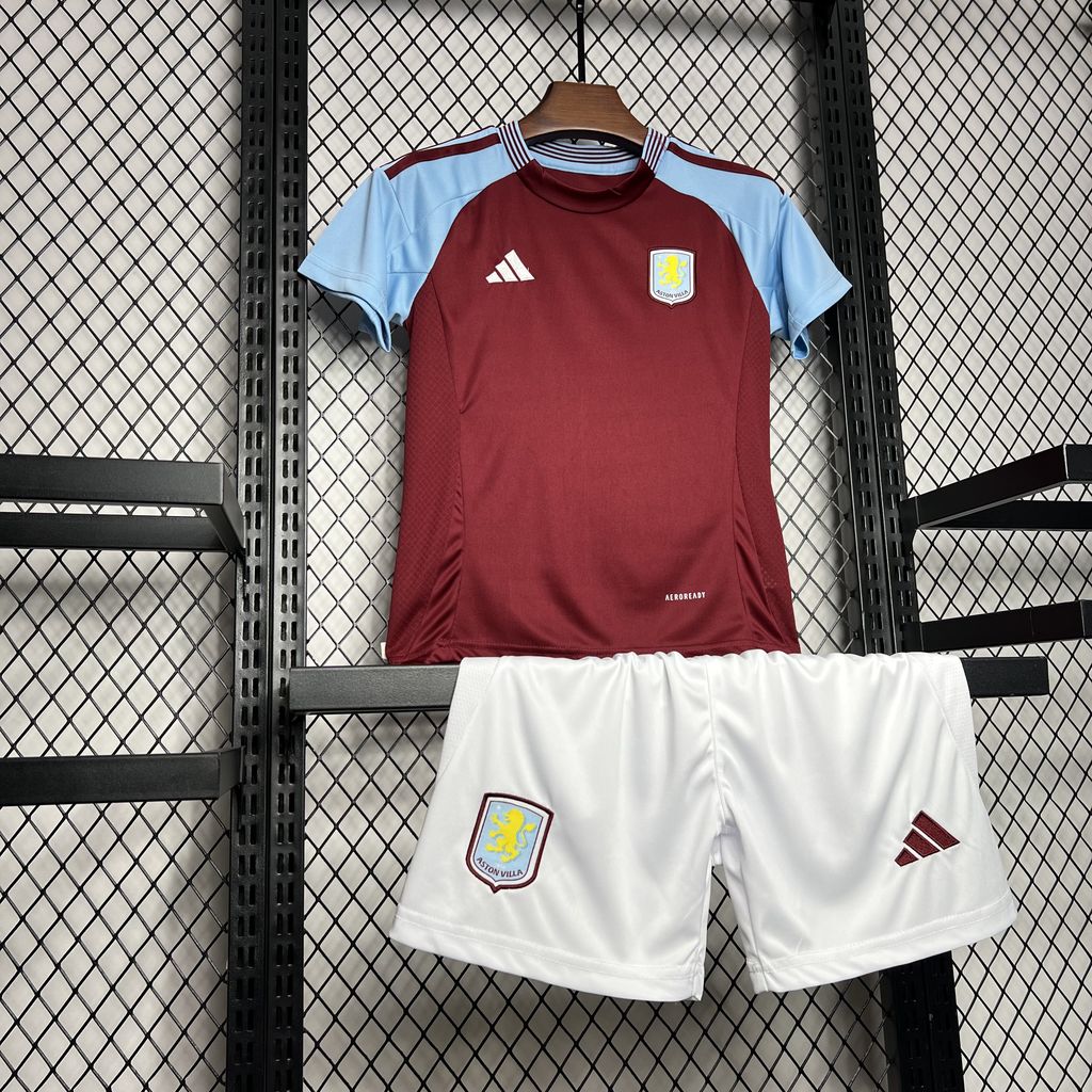 Kids Aston Villa Titular Kit 2024/2025