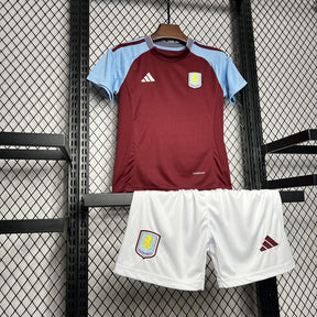 Kids Aston Villa Titular Kit 2024/2025