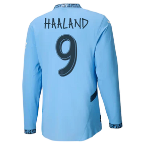 #9 Haaland Manchester City Titular Camiseta 2024/2025 Long Sleeve