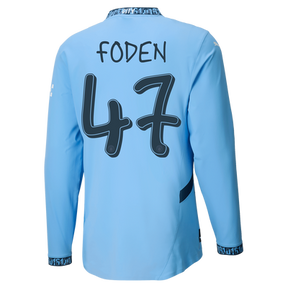 #47 Foden Manchester City Titular Camiseta 2024/2025 Long Sleeve