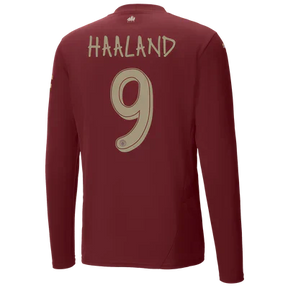 #9 Haaland Manchester City Tercera Camiseta 2024/2025 Long Sleeve