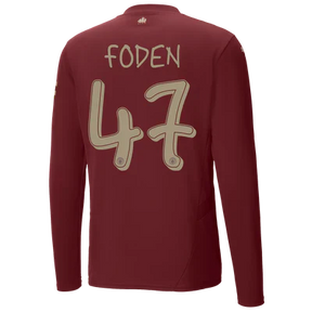#47 Foden Manchester City Tercera Camiseta 2024/2025 Long Sleeve