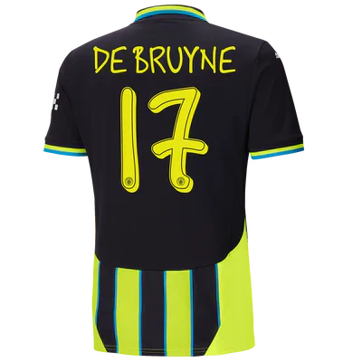 #17 De Bruyne Manchester City Visitante Camiseta 2024/2025