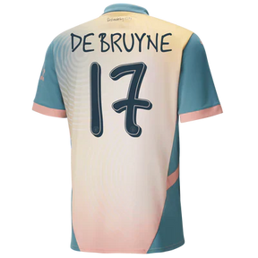 #17 De Bruyne Manchester City Fourth "Definitely City" Camiseta 2024/2025