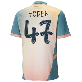 #47 Foden Manchester City Fourth "Definitely City" Camiseta 2024/2025