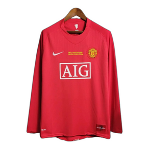 Manchester United I 07/08 Hombre (Retro) Manga Iarga
