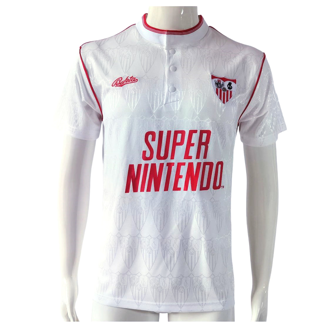 Camiseta Sevilla I 91/92 Hombre (Retro)