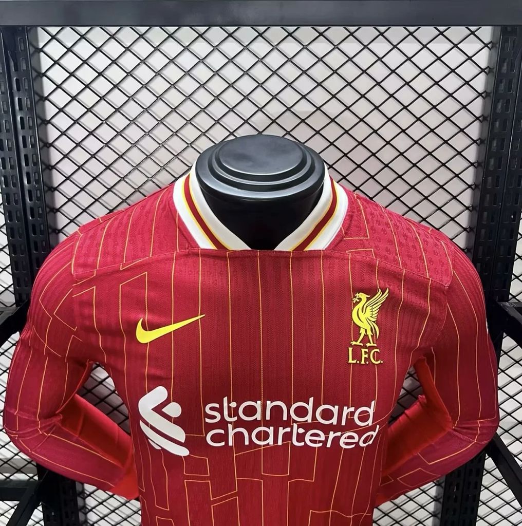 Liverpool Jugador Titular Camiseta 2024/2025 Long Sleeve