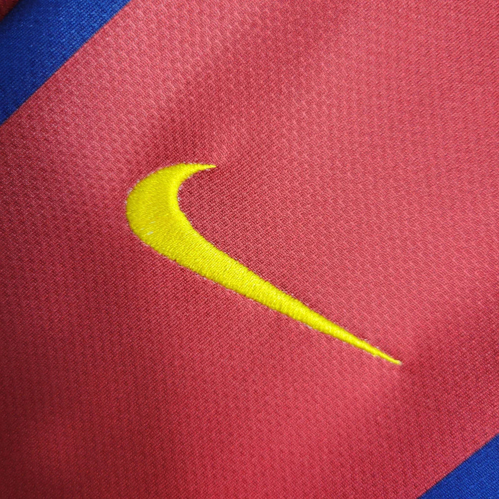 Camiseta Barcelona I 07/08 Hombre (Retro)