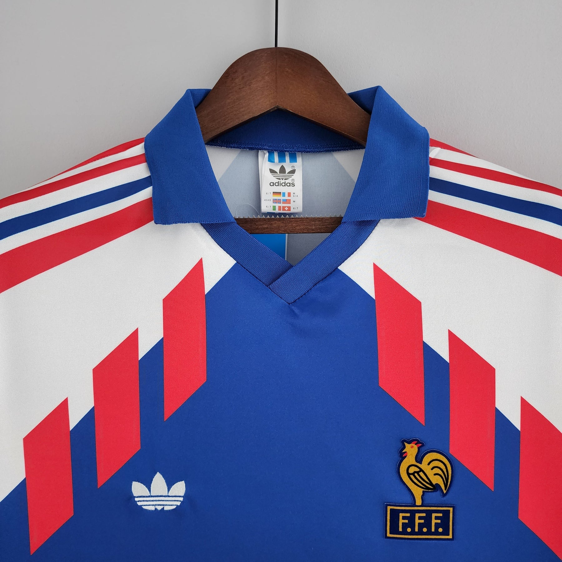 FRANCIA I 88/89 HOMBRE (RETRO) MANGA LARGA - Vitrine Futebolística