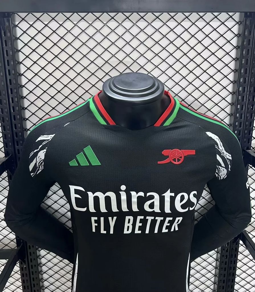 Arsenal Jugador Visitante Camiseta 2024/2025 Long Sleeve