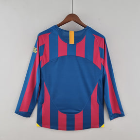 BARCELONA I 05/06 HOMBRE (RETRO) MANGA LARGA - Vitrine Futebolística