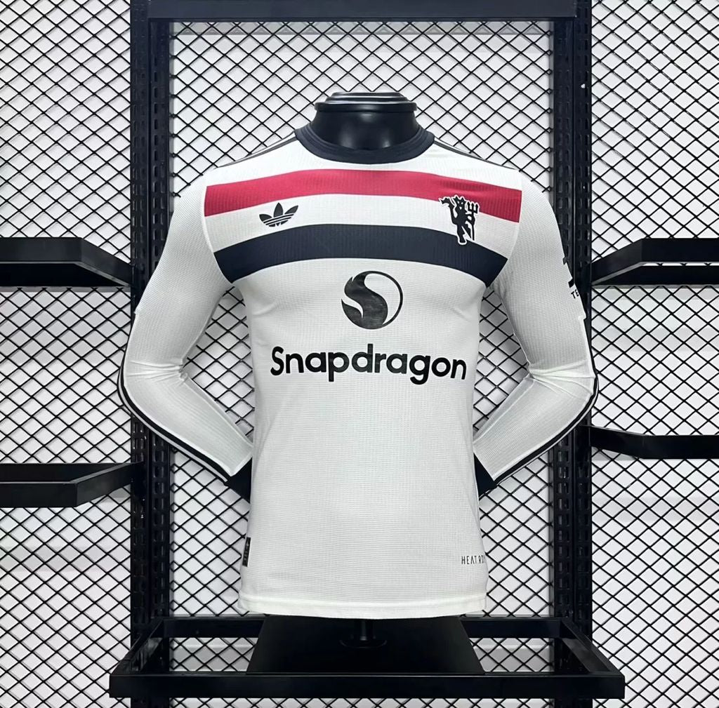 Manchester United Jugador Tercera Camiseta 2024/2025 Long Sleeve