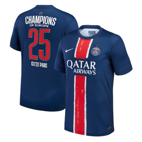 Paris Saint-Germain (PSG) 24/25 Champions Winners - Versión Aficionado