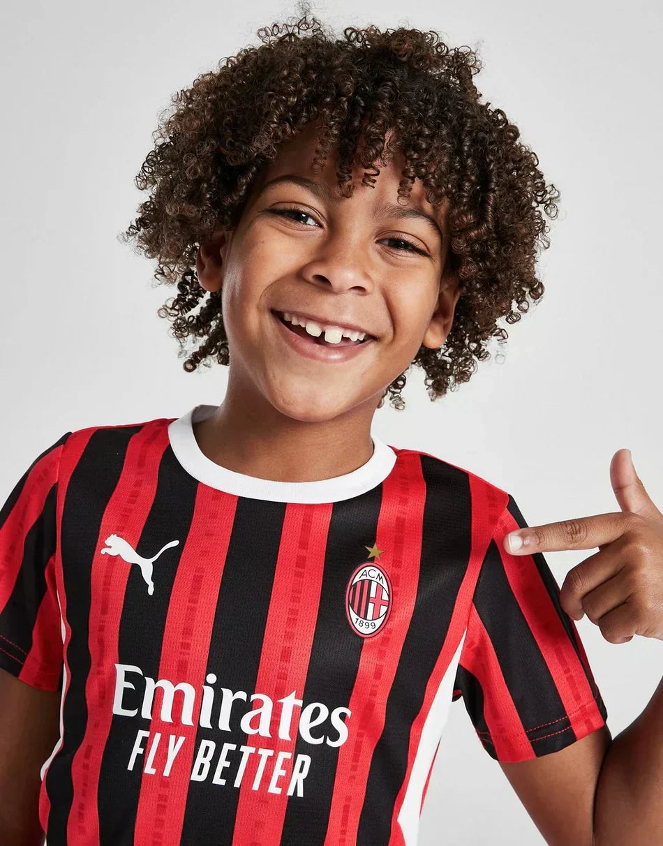 Kids AC Milan Titular Kit 2024/2025