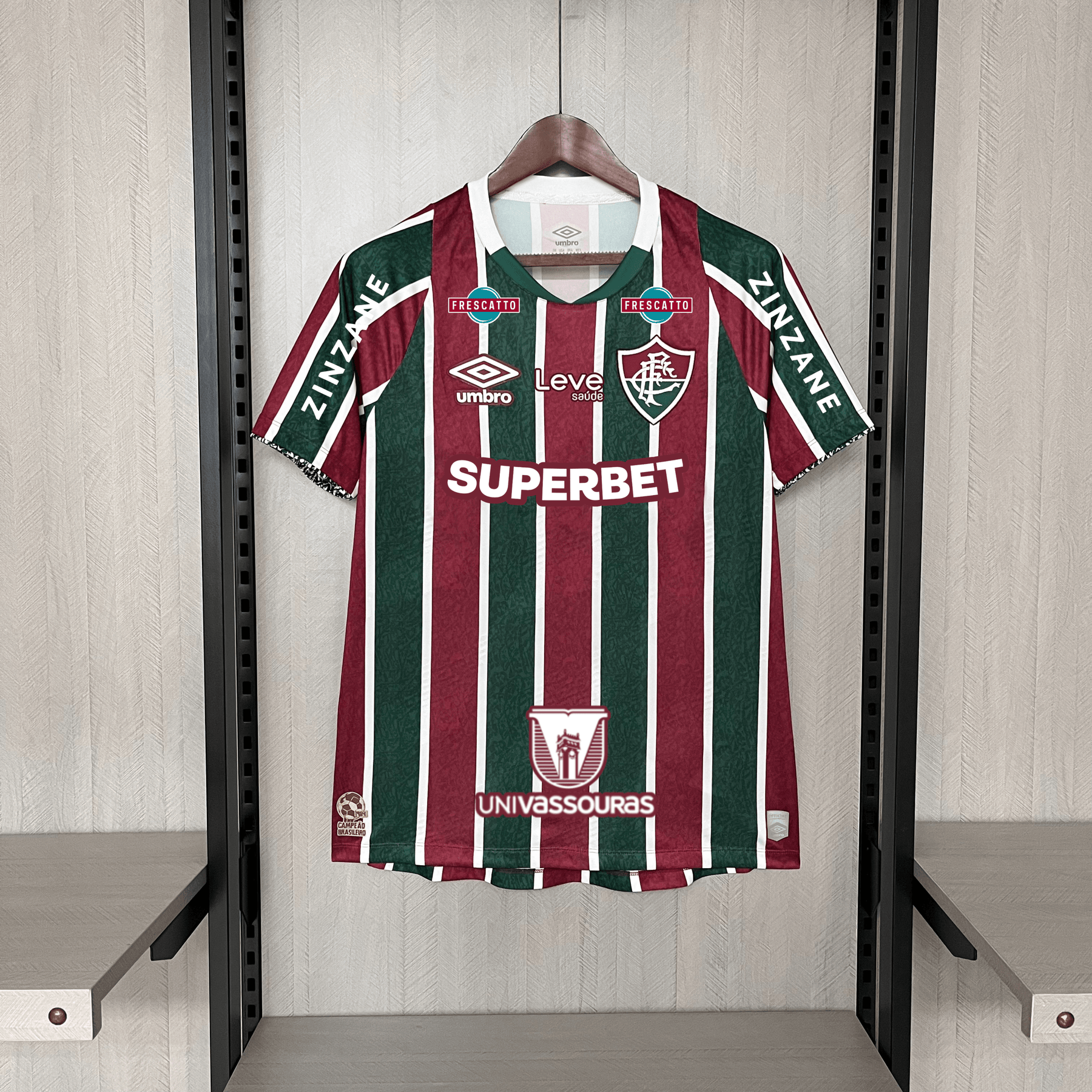 CAMISETA FLUMINENSE I TODOS LOS PATROCINADORES 24/25 HOMBRE - Vitrine Futebolística