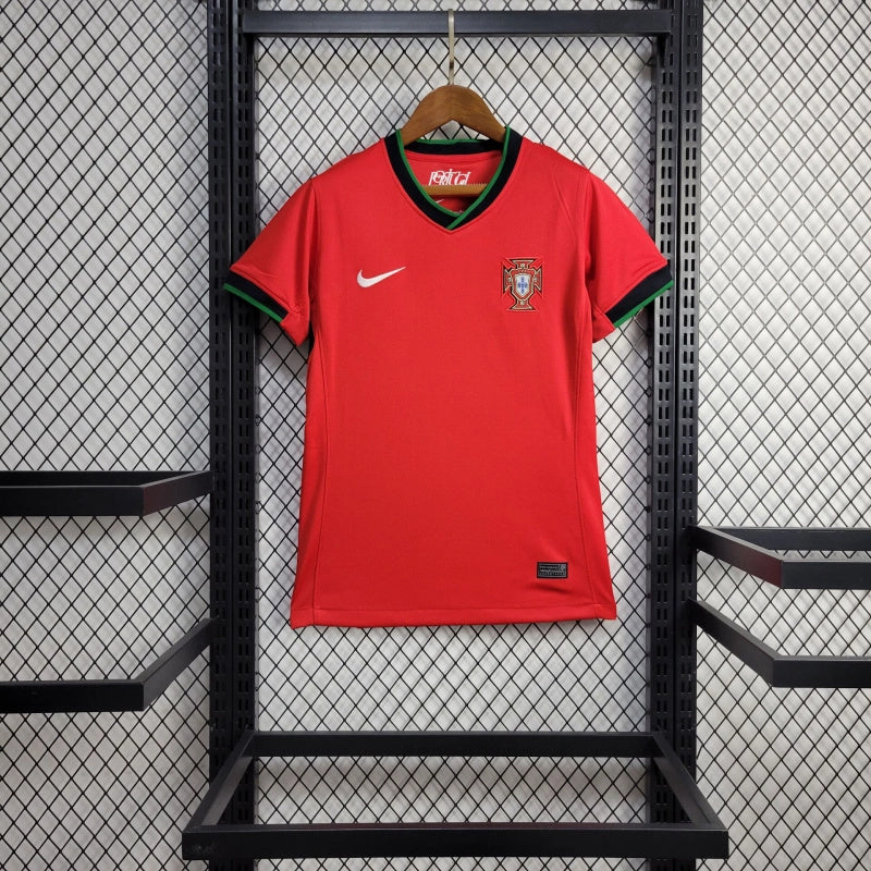 CAMISETA PORTUGAL I EURO 2024 MUJER - Vitrine Futebolística