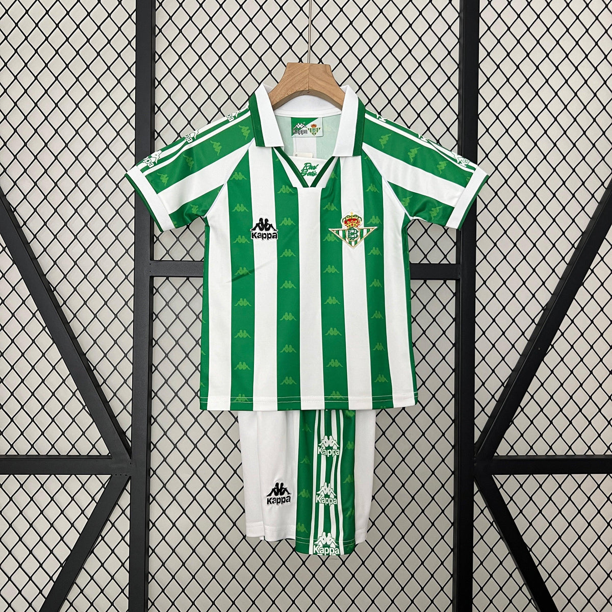 CAMISETA REAL BETIS I 95/97 CONJUNTO INFANTIL (RETRO) - Vitrine Futebolística