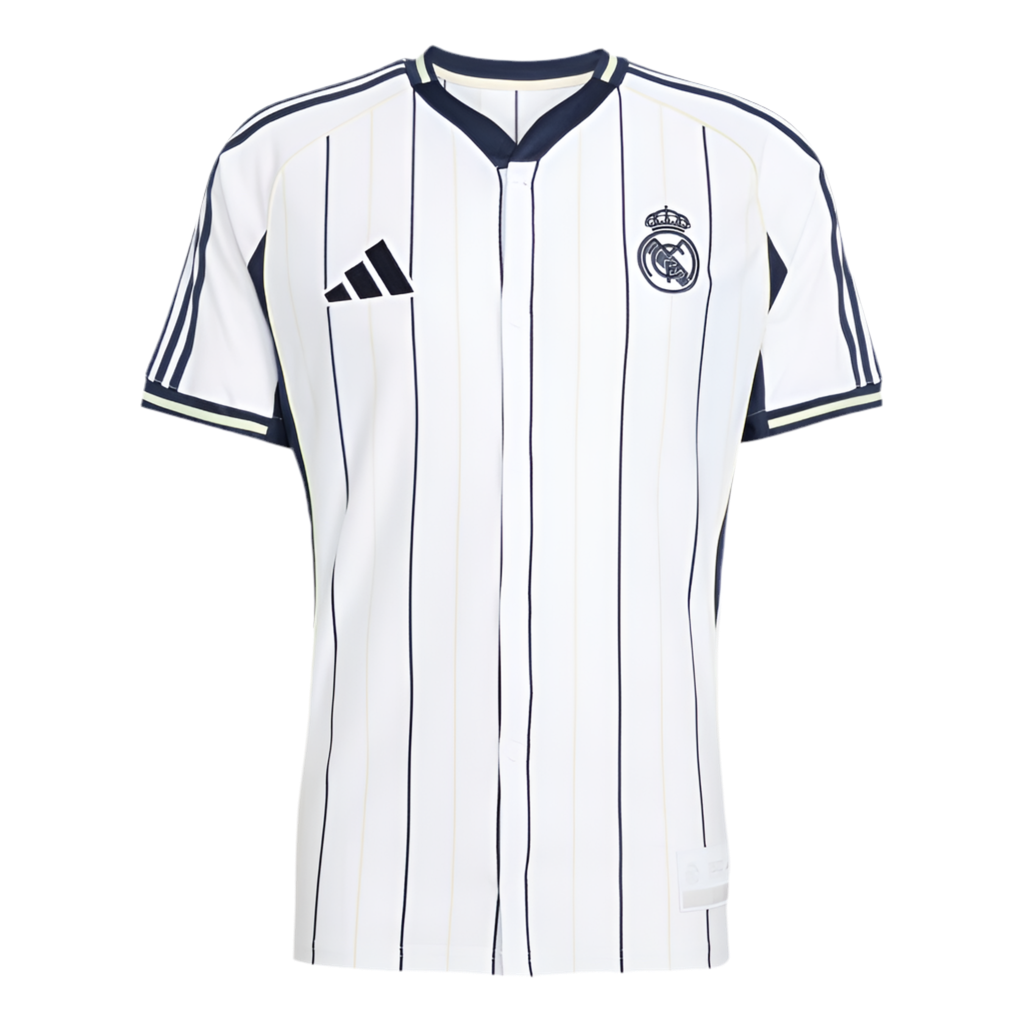 Real Madrid Titular Camiseta 2025/26 - Version Baseball