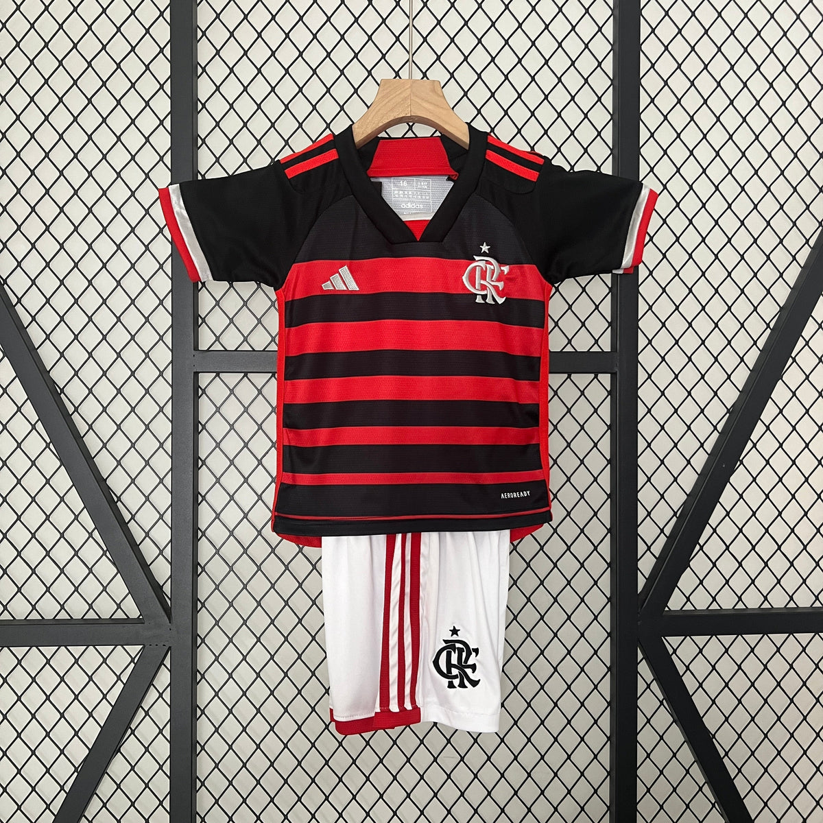 CAMISETA FLAMENGO I 24/25 CONJUNTO INFANTIL - Vitrine Futebolística